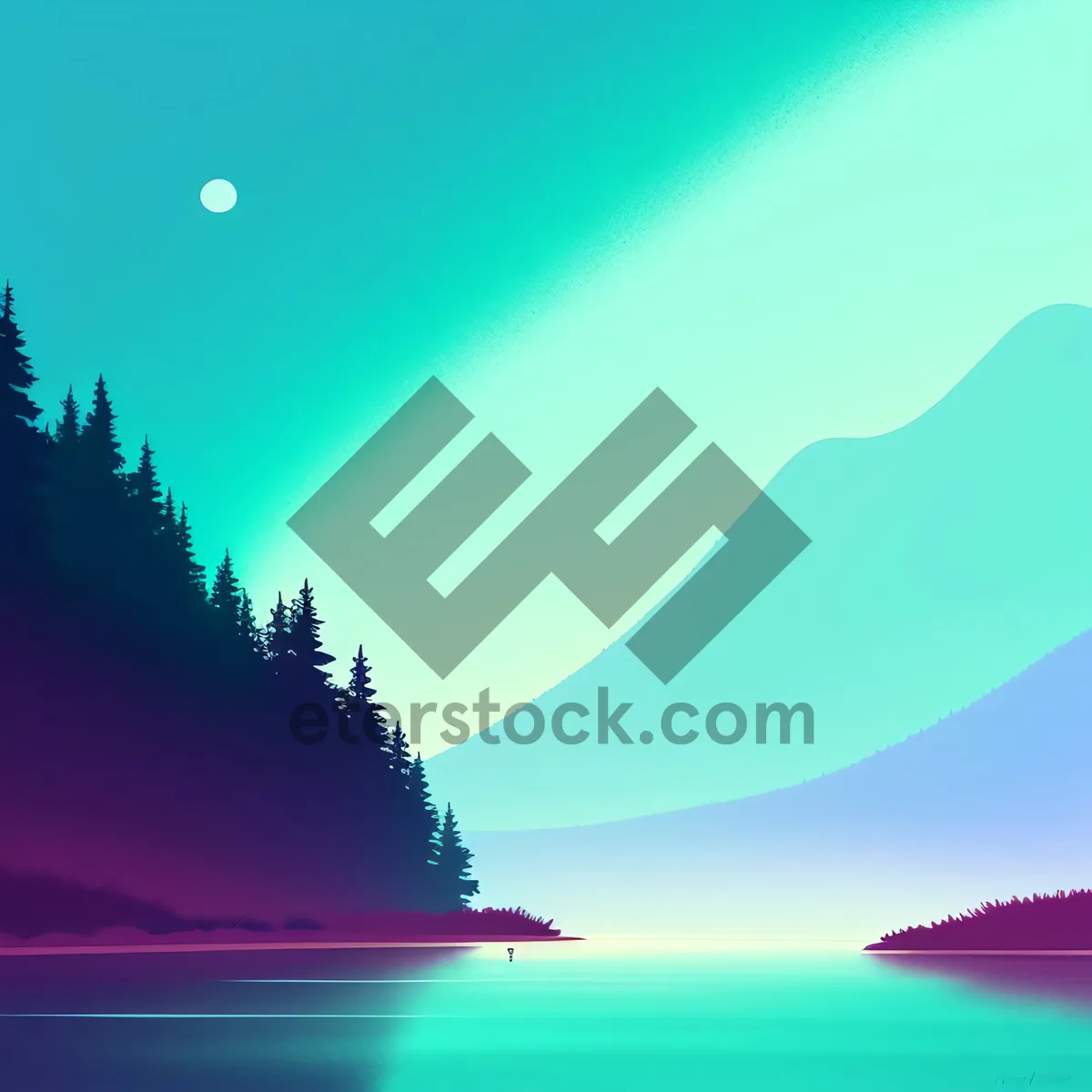 Picture of Serene Summer Seascape with Majestic Ocean Waves