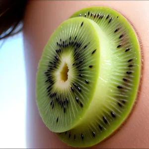 Juicy Kiwi Slice - Refreshing and Nutritious Tropical Fruit Dessert