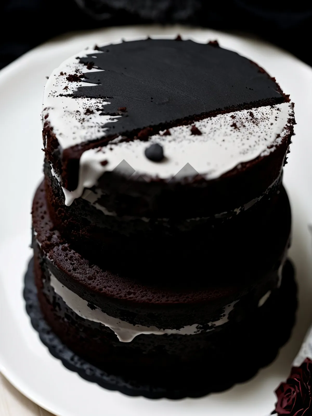 Picture of Decadent Chocolate Cake with Luscious Sauce