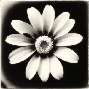 Daisy Blossom in Full Bloom: Fresh, White Petals Radiate Summer Serenity