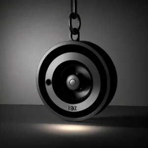 3D Speaker with Illuminated Spotlight