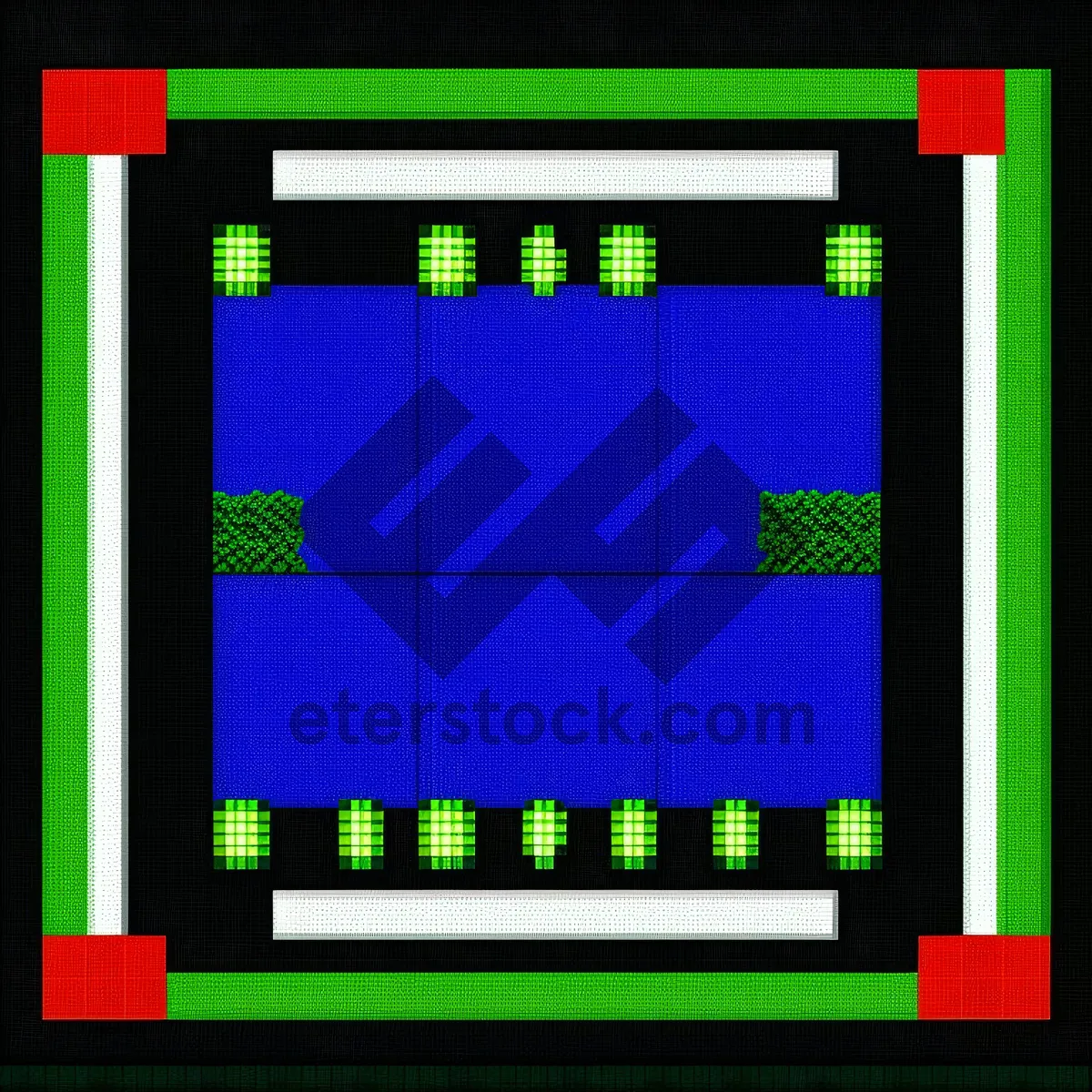 Picture of Digital Oscilloscope Display: High-Tech Technology Board