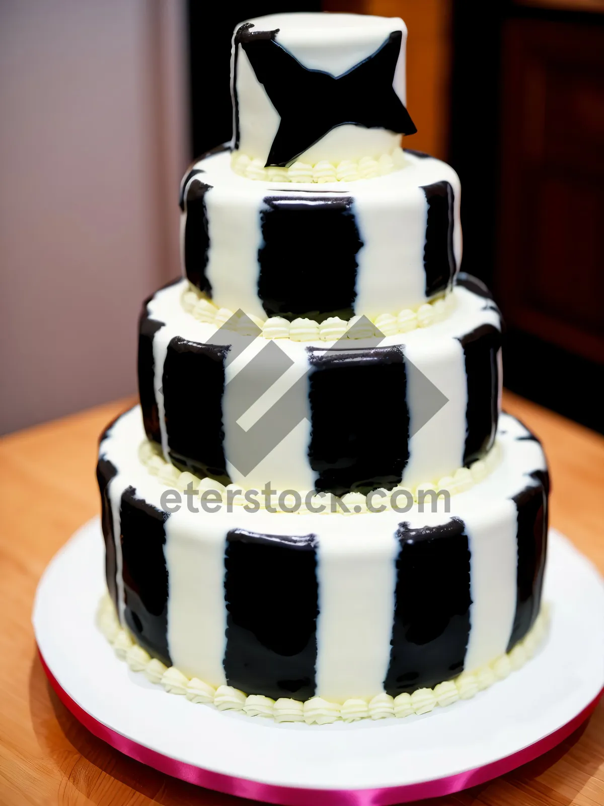 Picture of Gourmet Chocolate Cake with Fresh Fruit Topping