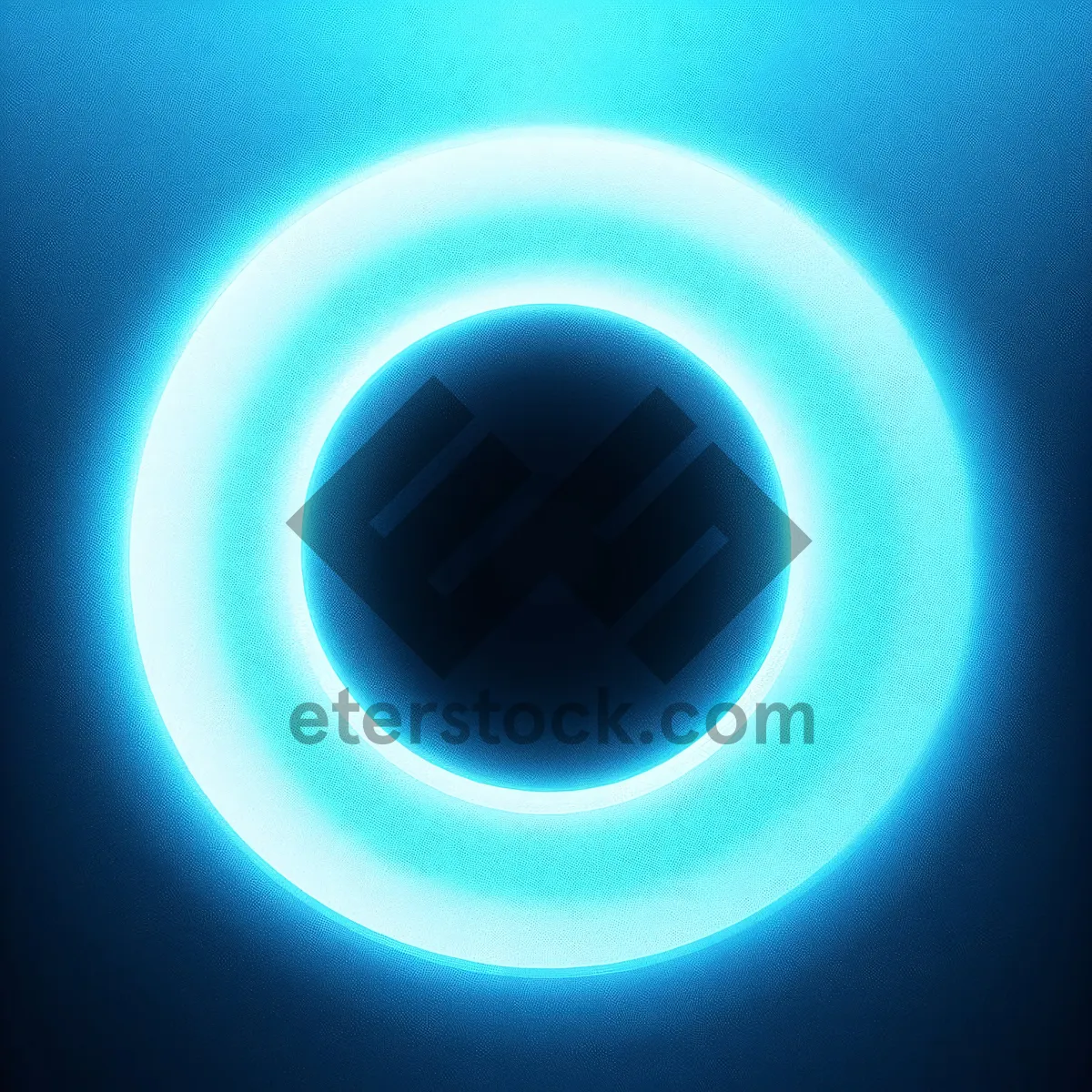 Picture of Glowing black glass web button icon.