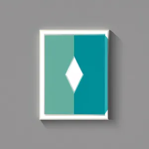 Minimalist White Empty Frame Icon