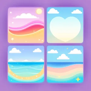 Shiny Icon Set: Glass Square Buttons for Web Design.