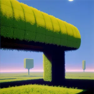 Vibrant Summer Landscape with Rapeseed Fields