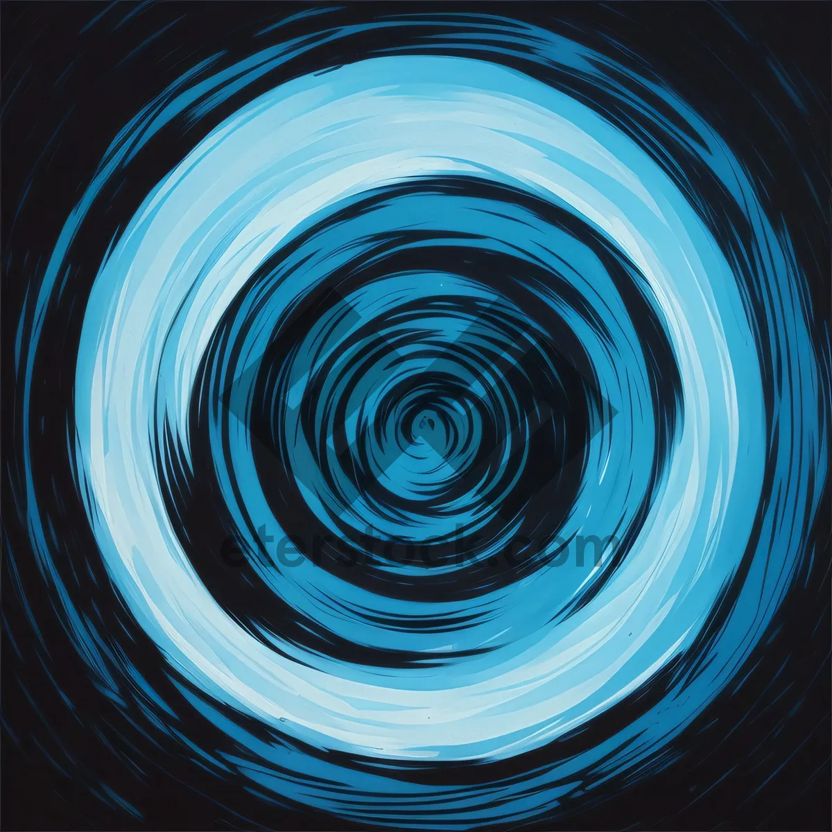 Picture of Geometric Tunnel of Motion: Digital Art Design