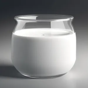 Liquid Refreshment in Glass Cup