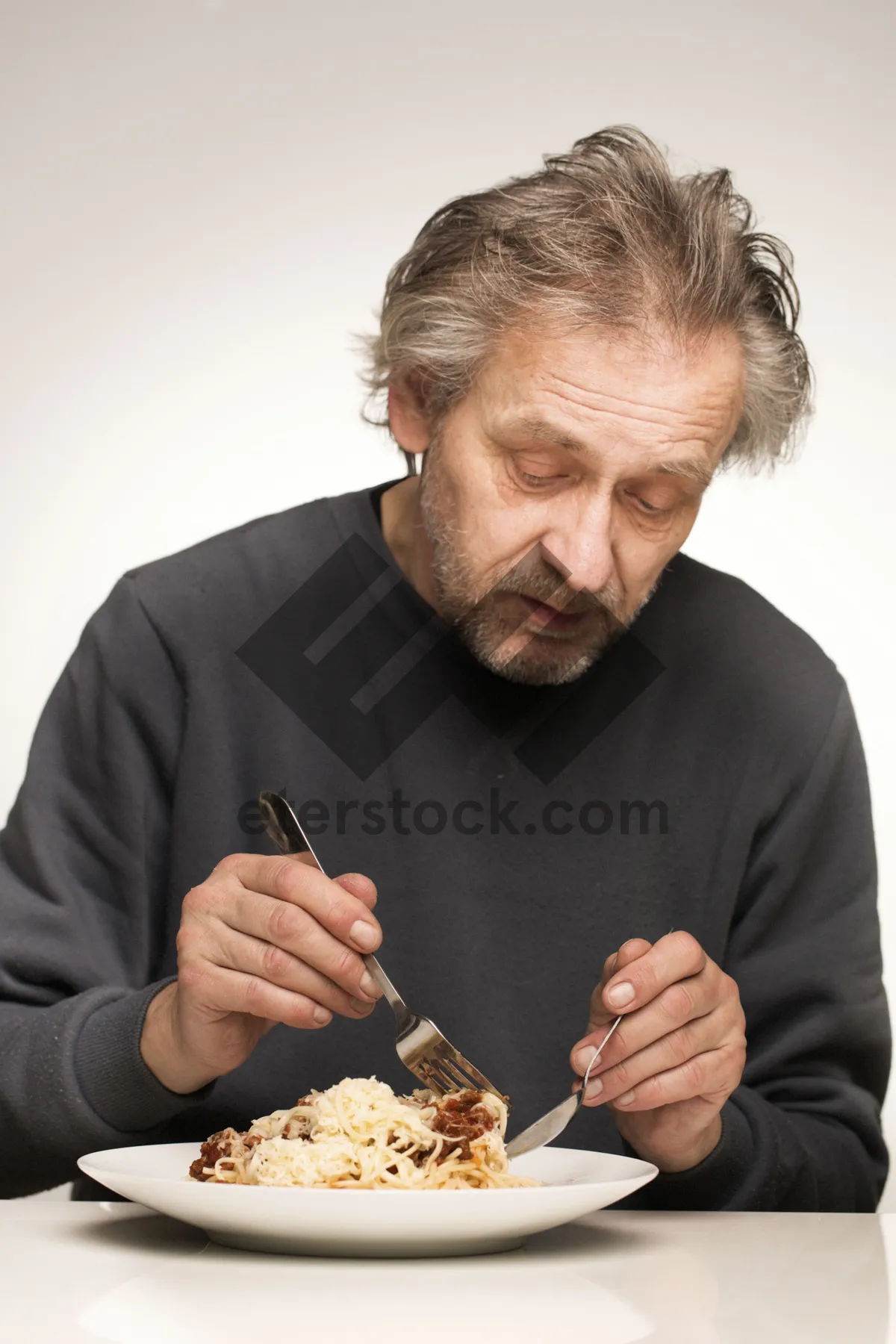 Picture of Smiling businessman in office suit portrait photo.