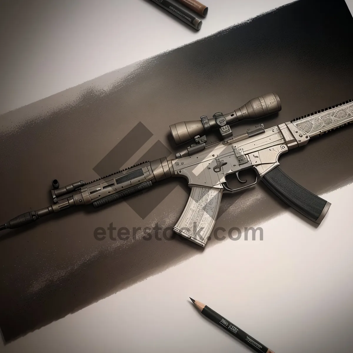 Picture of Advanced Tactical Assault Rifle for Military Warfare