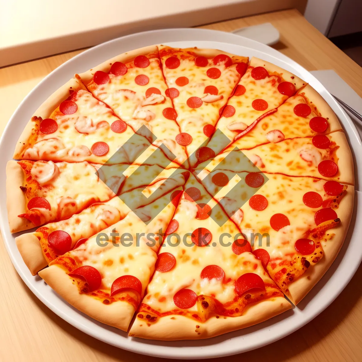 Picture of Savory Pepperoni Pizza Delight.