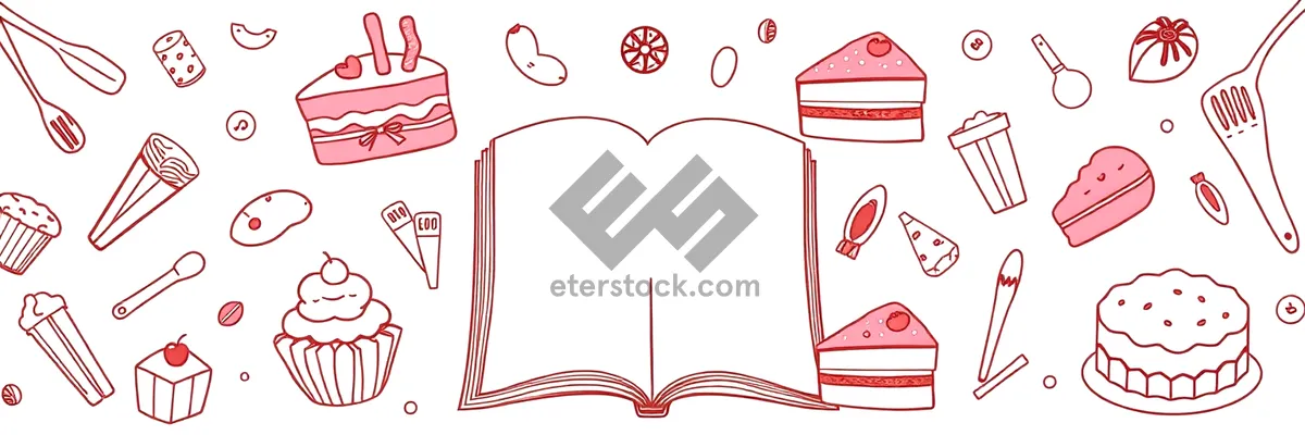 Picture of Cartoon heraldry icon set for design