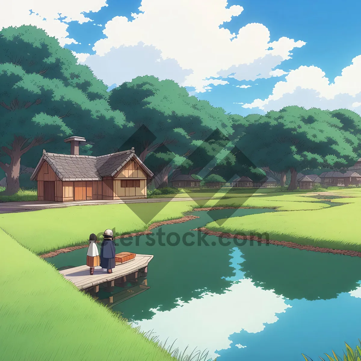 Picture of Serene Lakeside Retreat with Picturesque Golf Course