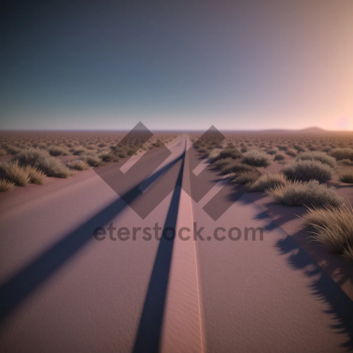 Picture of Dune Drive: Endless Horizon on Desert Highway