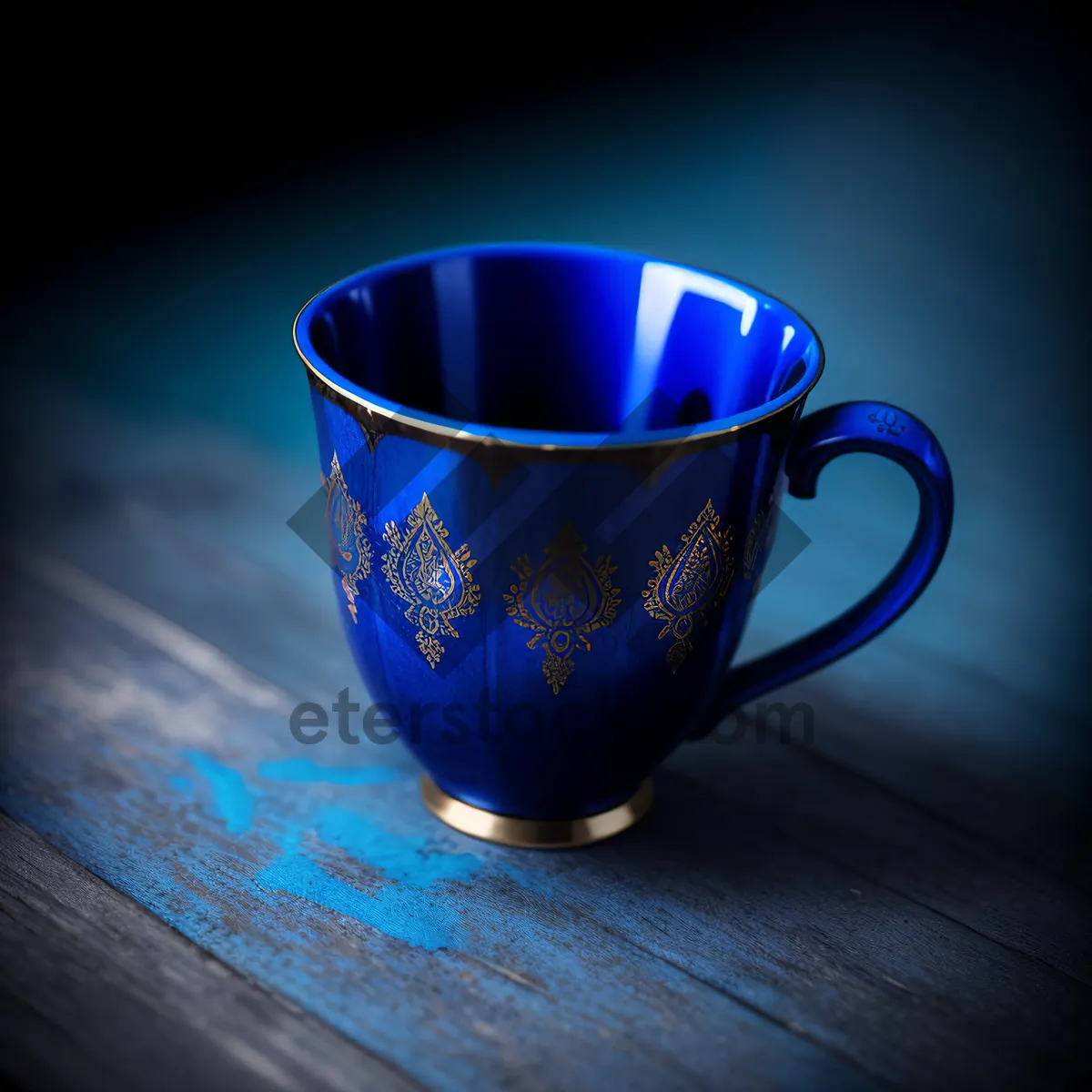 Picture of Classic Cup of Morning Coffee on Saucer