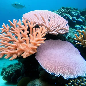 Colorful Underwater Reef with Anemone Fish