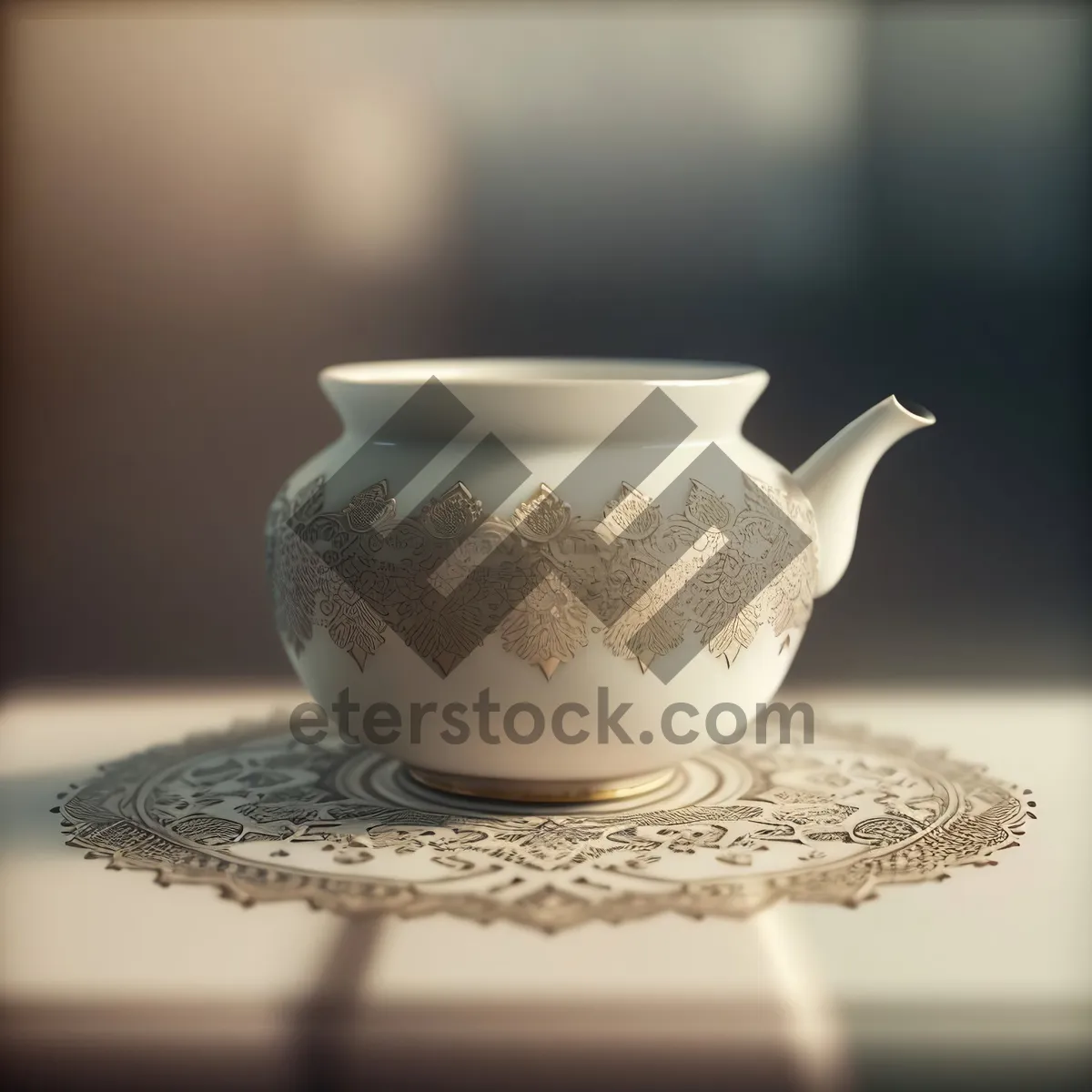 Picture of Hot Cup of Aromatic Morning Coffee