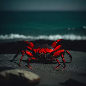 Crustacean Close-Up: Majestic Arthropod in Detail