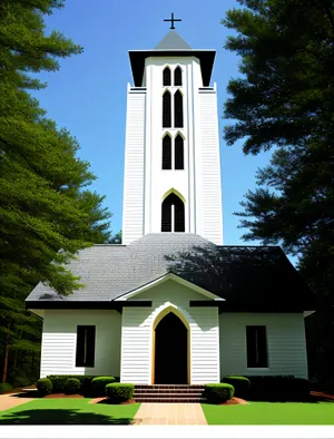 Skyline Serenade: Towering Church Bell Cote