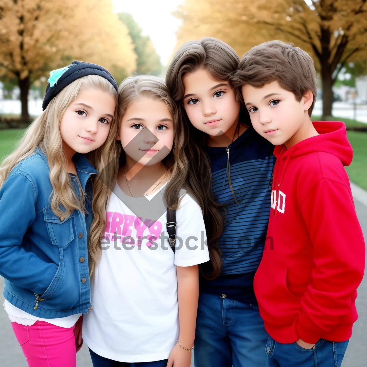 Picture of Joyful family enjoying a sunny day in the park