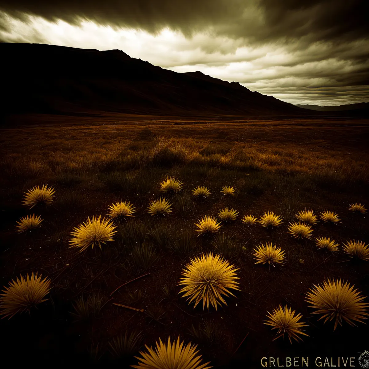 Picture of Vibrant Sunflower: A Bright Floral Meadow