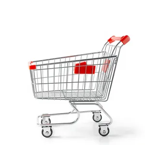 3D metal shopping cart for retail market