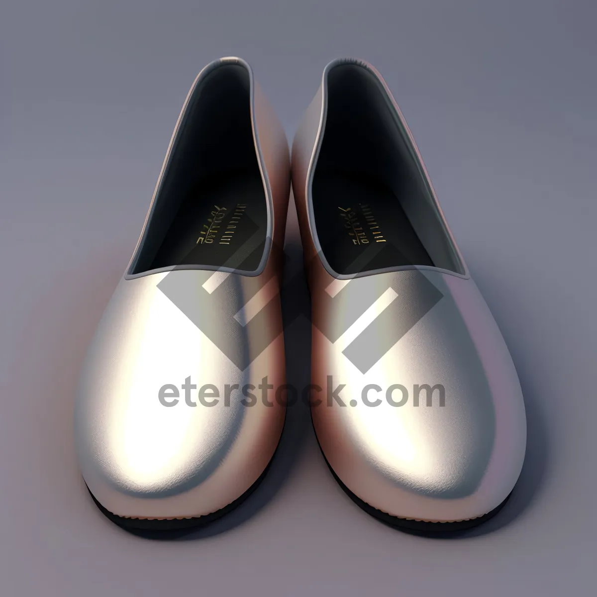 Picture of Shiny Leather Pair of Black Shoes