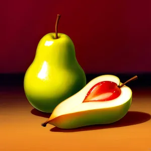 Juicy, Fresh Fruit Trio: Apple, Pear, Banana