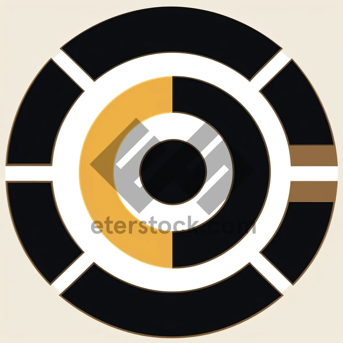 Picture of Black Circle Web Symbol Icon Design