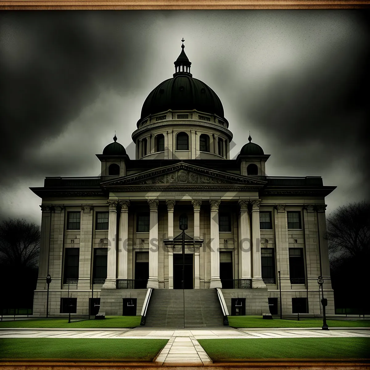 Picture of Famous Capitol Building with Stunning Dome