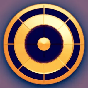 Shiny Music Circle Icon