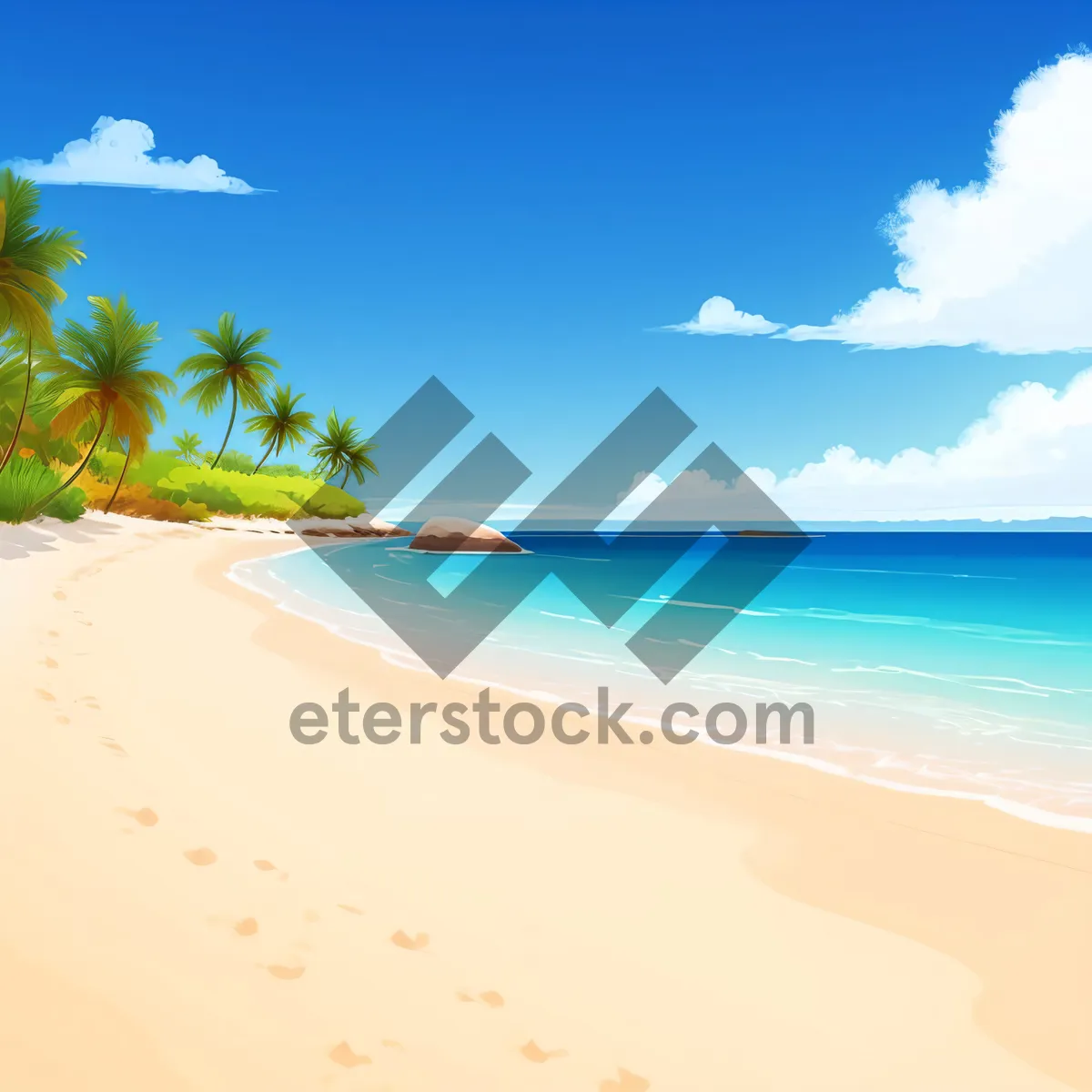 Picture of Paradise Bay: Serene Tropical Beach Retreat