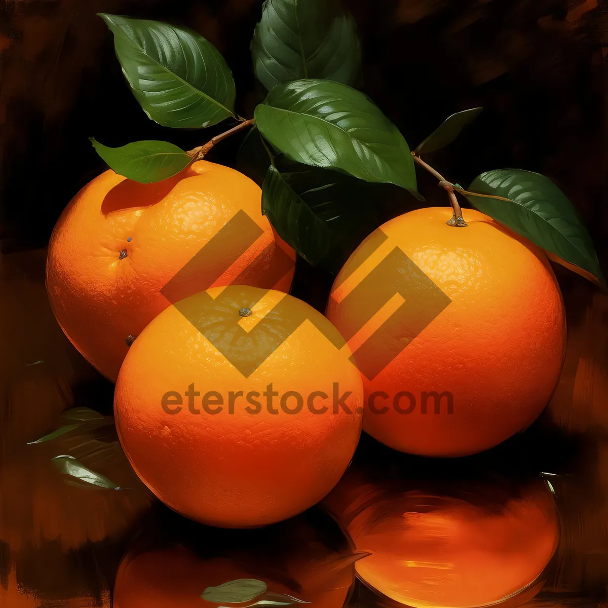 Picture of Fresh and Juicy Organic Tangerines, Healthy and Delicious.