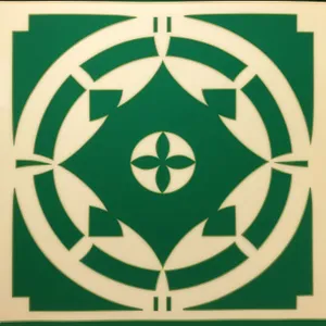 Abstract Graphic Silhouette Art Design Pattern