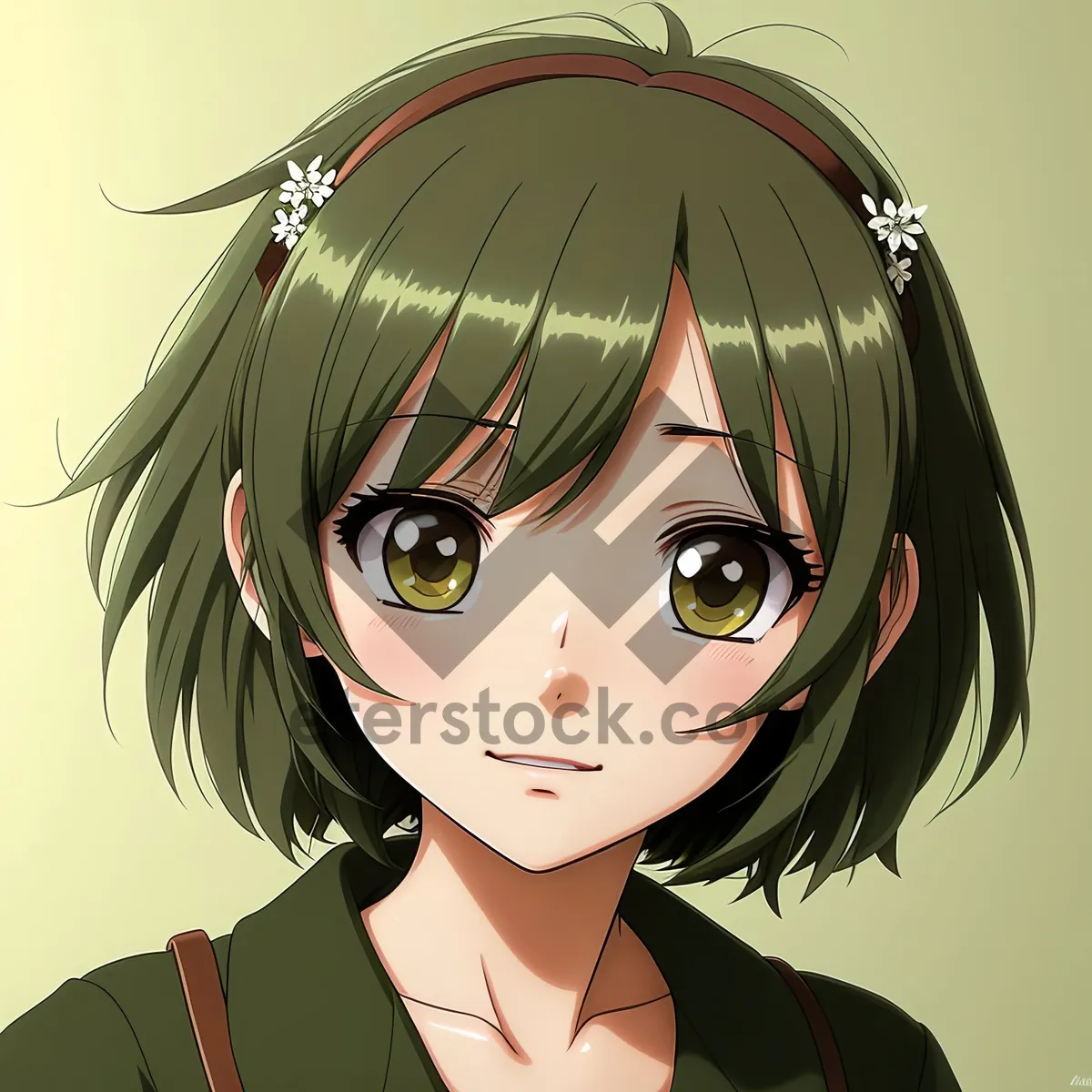 Picture of Stylish Masked Portrait with Intriguing Fashion