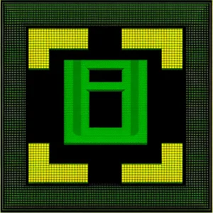 Digital Clock Pixel Art: Modern Timepiece Design