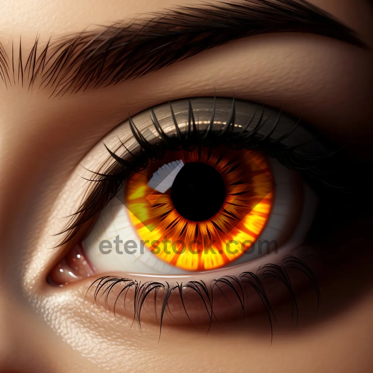 Picture of Closeup of Human Eye - Clear Vision Icon