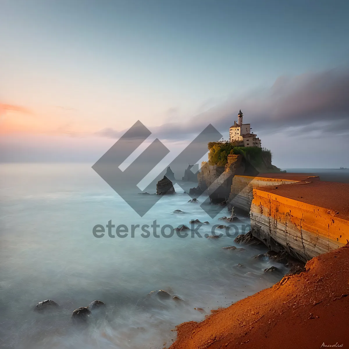 Picture of Serenity at Sunset: Captivating Coastal Landscape