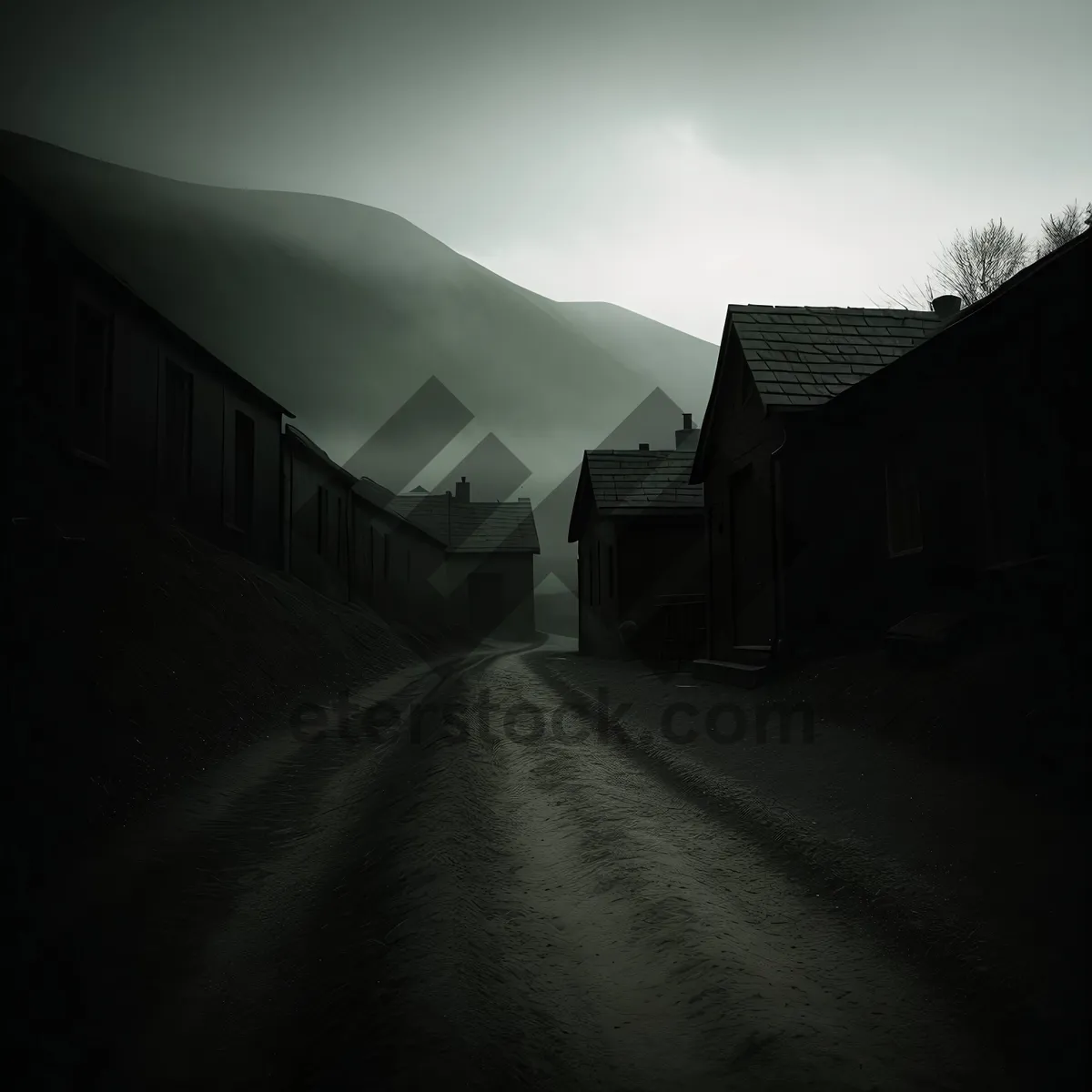 Picture of Traveling through the Skyline: A Picket Fenced Road