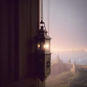 Iconic Minaret Tower Pierces the City Skyline