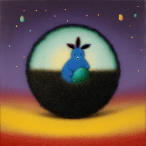 Glowing Celestial Sphere in Infinite Cosmos