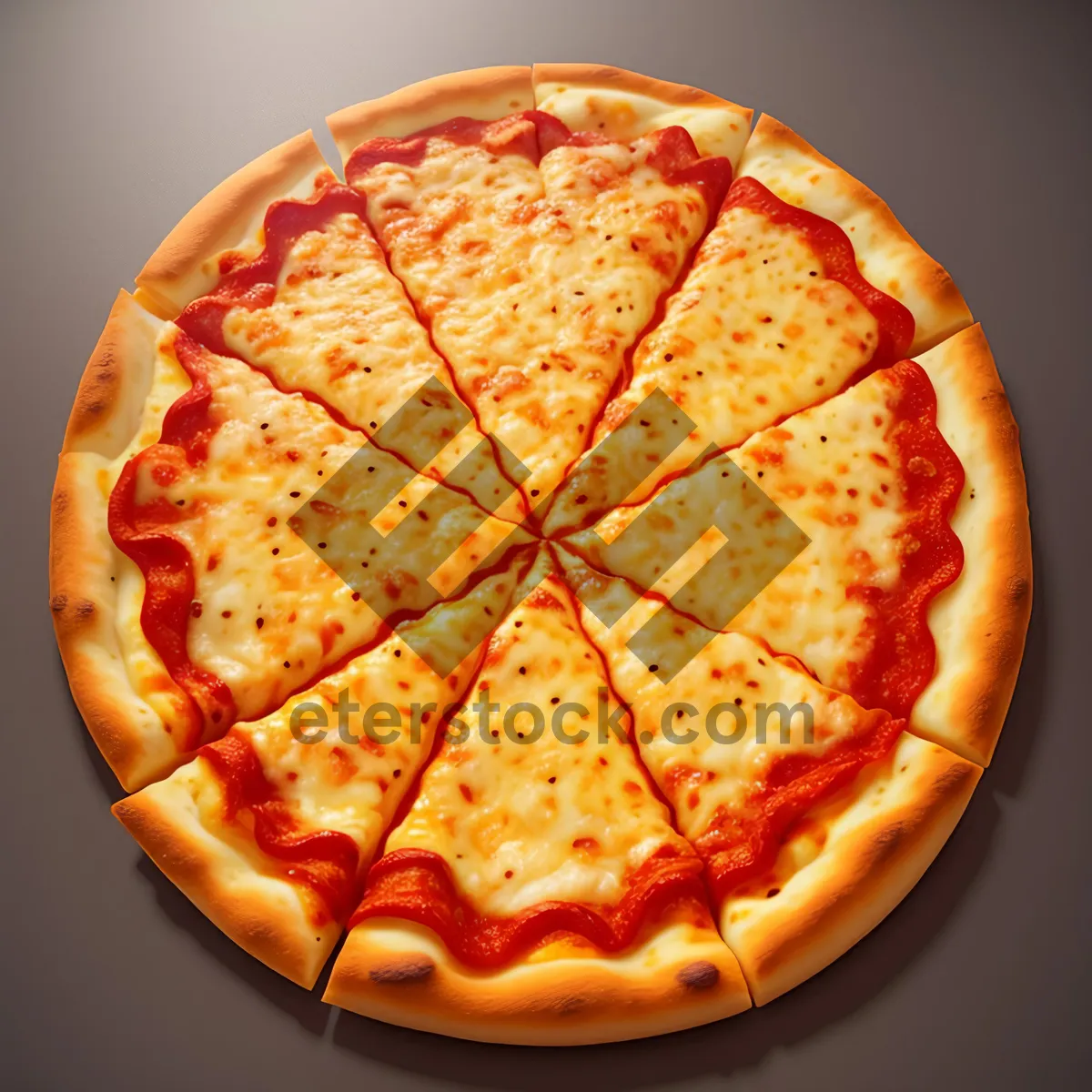 Picture of Delicious Gourmet Pizza with Mozzarella and Pepperoni