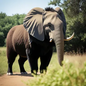 Majestic Elephant: Icon of Safari Wildlife Conservation