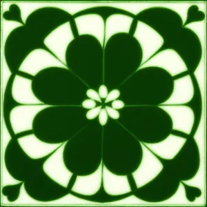 Lucky Spring Shamrock: Artistic Floral Holiday Design