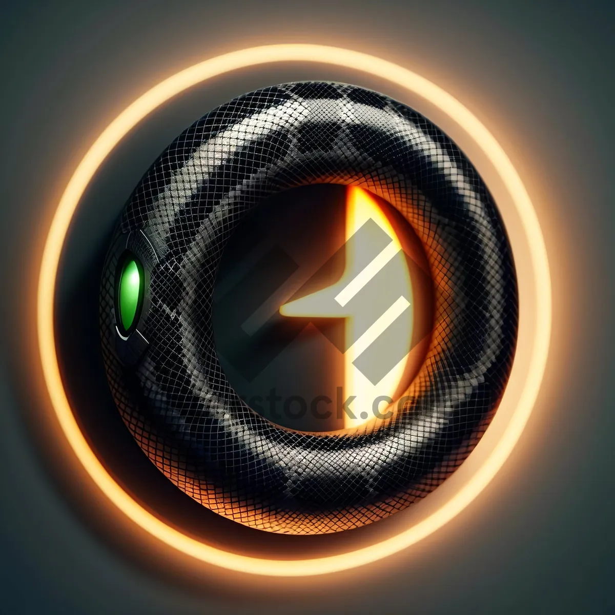 Picture of Blazing Circle: Modern Shiny Web Design Icon