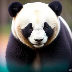 Adorable Giant Panda Bear in Wildlife"
(Note: This is the text for the short name of the image)