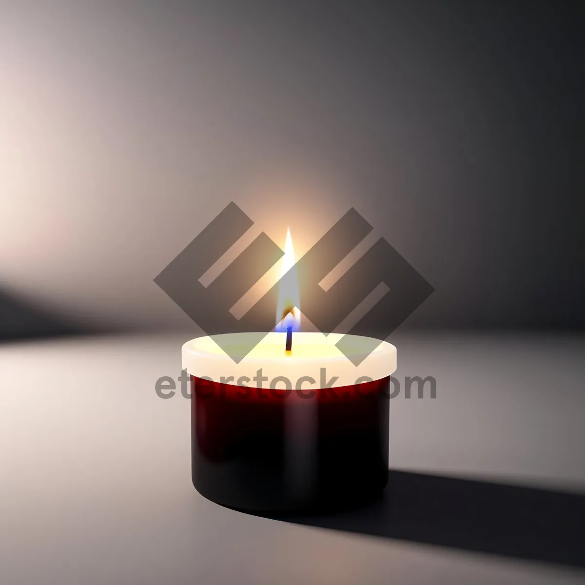 Picture of Shiny Wax Candle Flame Icon