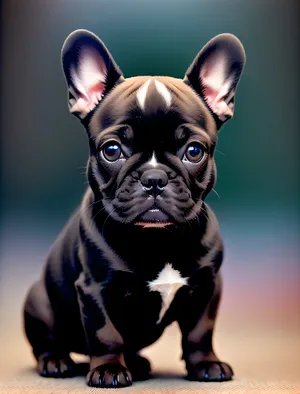 Cute Bulldog Puppy - Purebred Canine Pet