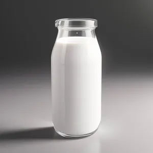 Fresh and Healthy Glass Milk Bottle